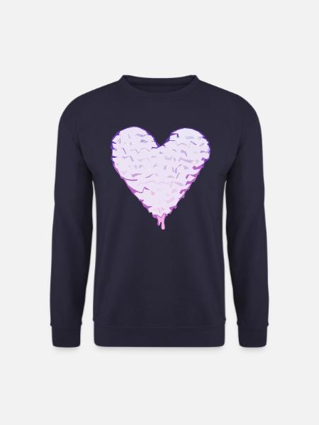 Cotton Heart - Unisex Sweatshirt - navy