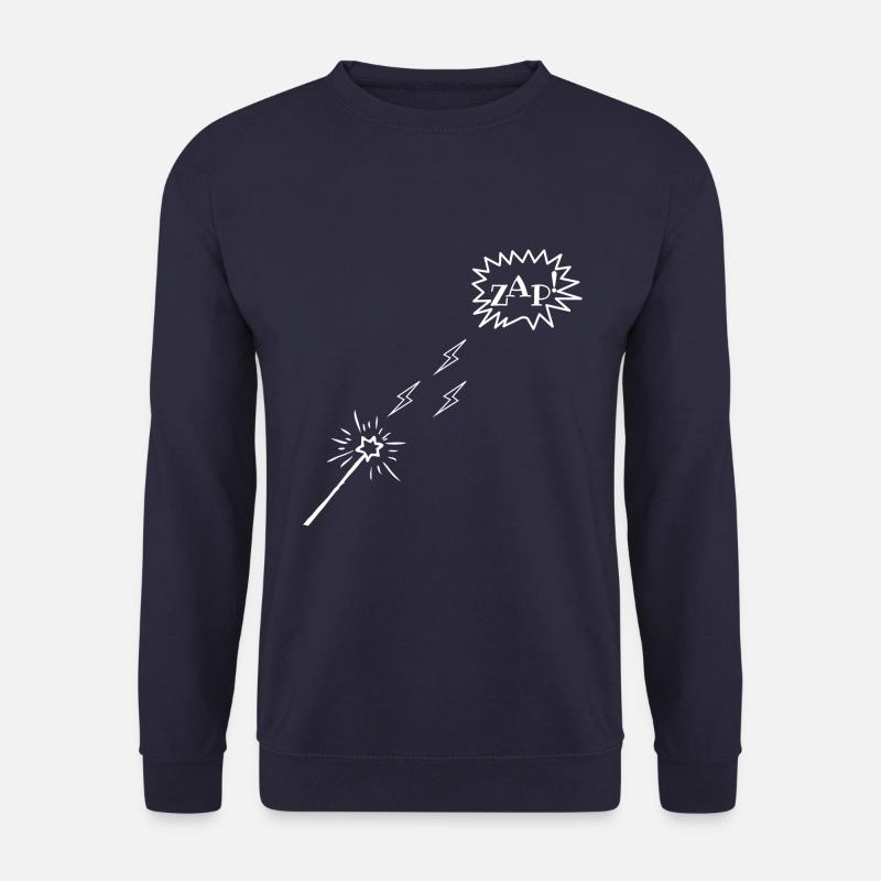 Magic Wand, Lightning, ZAP! - Unisex Sweatshirt - navy