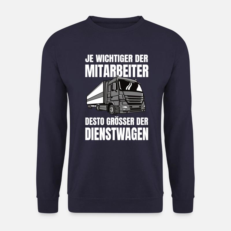 Fernfahrer Berufskraftfahrer LKW Fahrer Trucker - Unisex Pullover - Navy