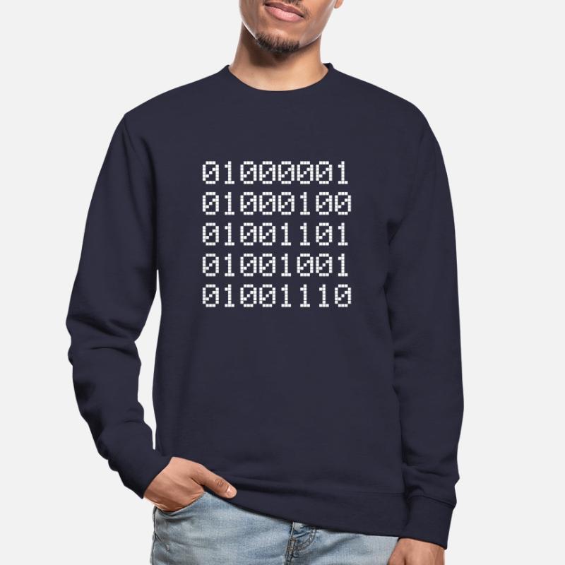 Admin Binär Binärcode Coder Informatiker Binary 01 Unisex Pullover