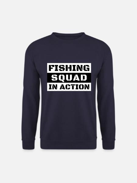letzterWurf Fishing Squad Action - Angeln - Angler - Unisex Pullover - Navy