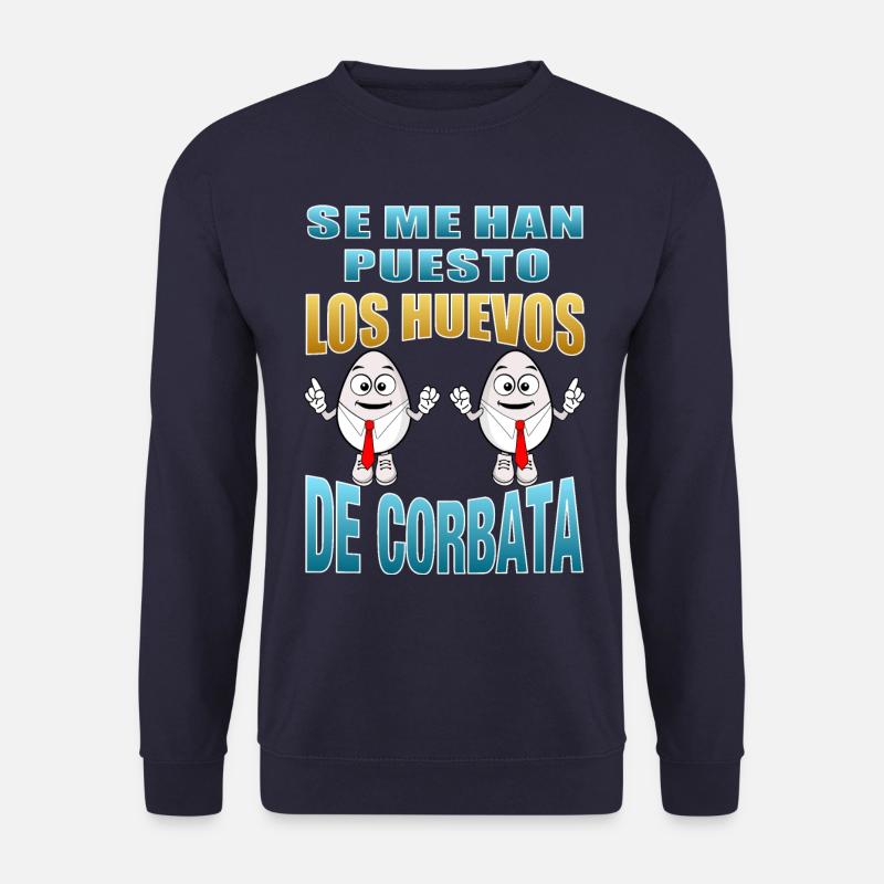 Ich habe die Krawattenknäuel - Unisex Pullover - Navy
