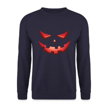 Halloween Costume - Unisex Sweatshirt - navy - Front - Alina (178cm) & Michal (187cm)