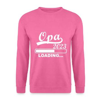 Opa 2023 loading - Unisex Pullover - Pink - Vorne