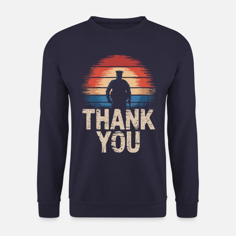 Veteran Militär Soldat - Unisex Pullover - Navy