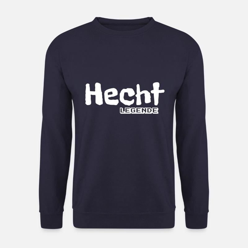 Hecht Legende - Angeln, Angler, Anglergeschenk - Unisex Pullover - Navy