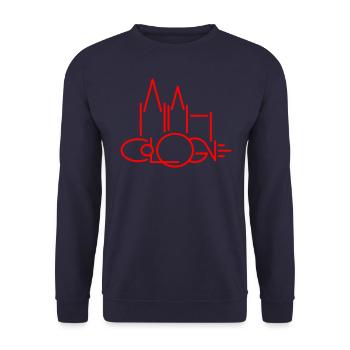 Cologne - Sweat-shirt Unisexe - marine - Devant - Alina (178cm) & Michal (187cm)