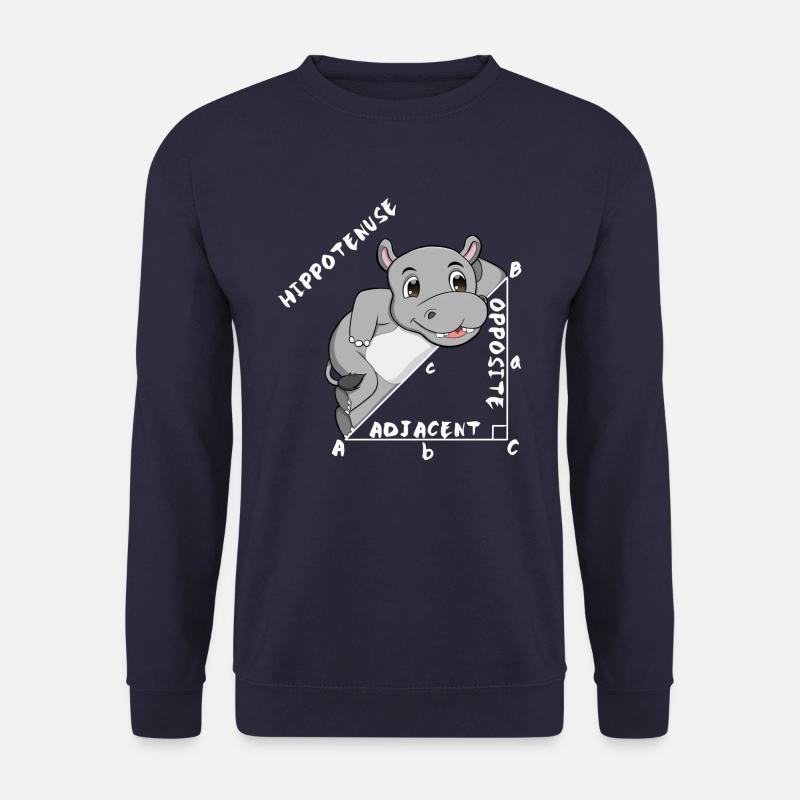 Hippotenuse Cool Fun Shirt Pythagore Math Lovers - Sweat-shirt Unisexe - marine