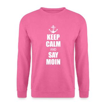 Reste calme et dis Moin - Sweat-shirt Unisexe - rose - Devant