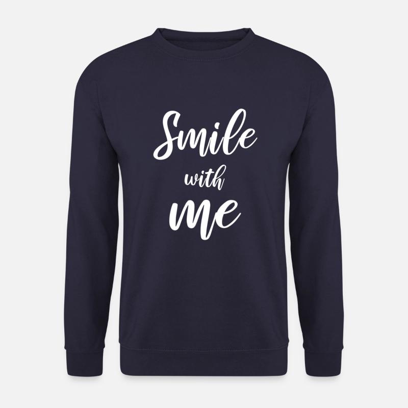 Smile with me - Unisex Sweatshirt - navy