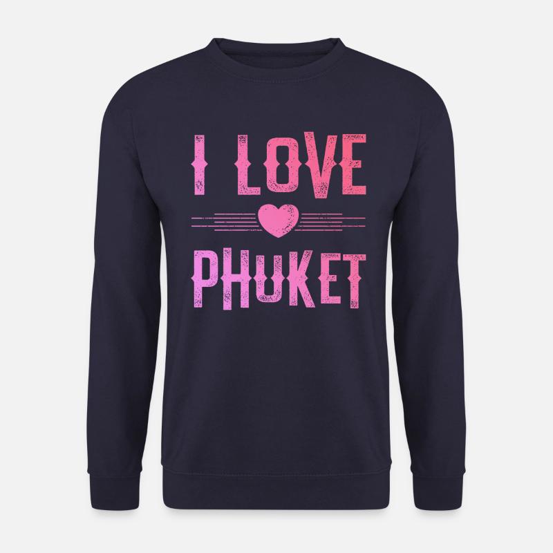 I Love Phuket - Unisex Pullover - Navy