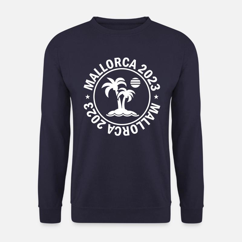 Mallorca 2023 Palme - Unisex Pullover - Navy