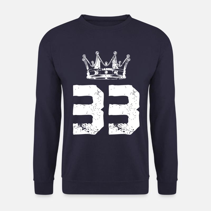 33 Couronne numérique - Sweat-shirt Unisexe - marine