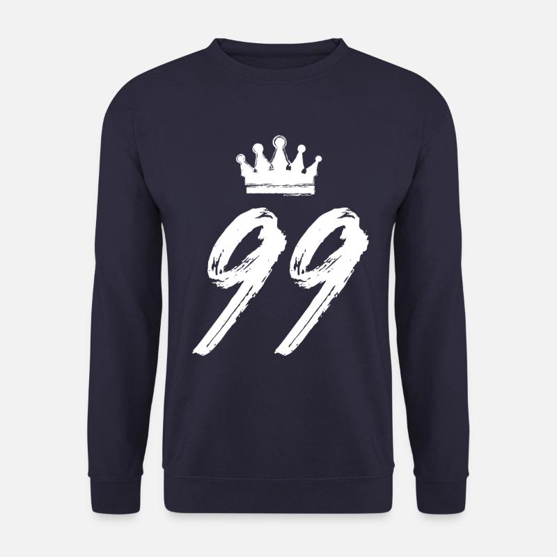 99 Zahl Krone - Unisex Pullover - Navy