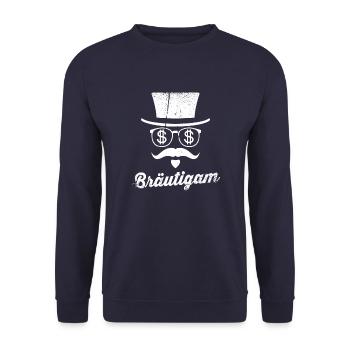 Für Mama Hund Baby Beste Mama Pfote Liebhaber - Unisex Pullover - Navy - Vorne - Alina (178cm) & Michal (187cm)