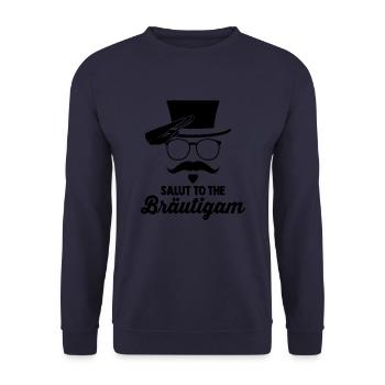Für Mama Hund Baby Beste Mama Pfote Liebhaber - Unisex Pullover - Navy - Vorne - Alina (178cm) & Michal (187cm)