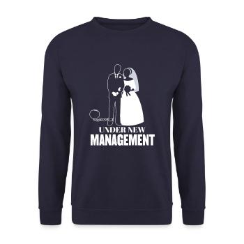 Unter Neuem Management Im Leben Heirat Hochzeit - Unisex Pullover - Navy - Vorne - Alina (178cm) & Michal (187cm)