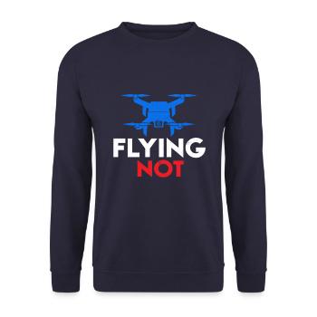 Fliegen Nicht Kamera Spionage Versteckter Rekorder - Unisex Pullover - Navy - Vorne - Alina (178cm) & Michal (187cm)