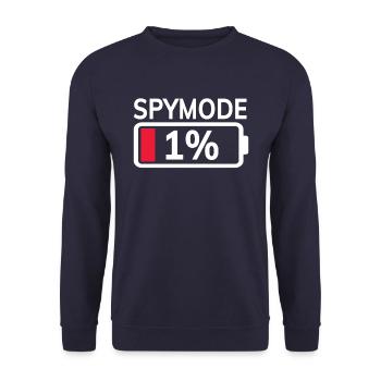 Spymode Kamera Spionage Versteckter Rekorder - Unisex Pullover - Navy - Vorne - Alina (178cm) & Michal (187cm)