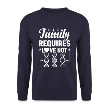Petit Lord Roi Adoptif Couronne Chers enfants - Sweat-shirt Unisexe - marine - Devant - Alina (178cm) & Michal (187cm)