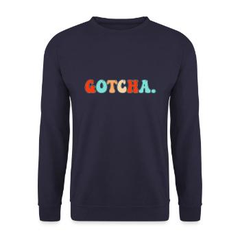 Journée d’adoption Gotcha Hourra Les familles d’accueil heureuses - Sweat-shirt Unisexe - marine - Devant - Alina (178cm) & Michal (187cm)