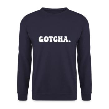 Gotcha Adoption Day Hooray Foster Care Happy Life - Unisex Sweatshirt - navy - Front - Alina (178cm) & Michal (187cm)
