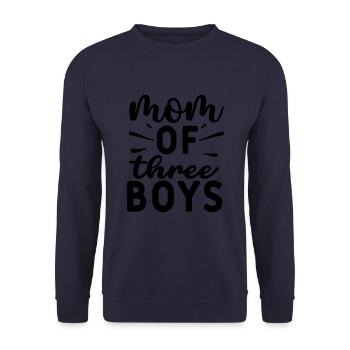 I went from mom to mom and then to mom of - Unisex Sweatshirt - navy - Front - Alina (178cm) & Michal (187cm)