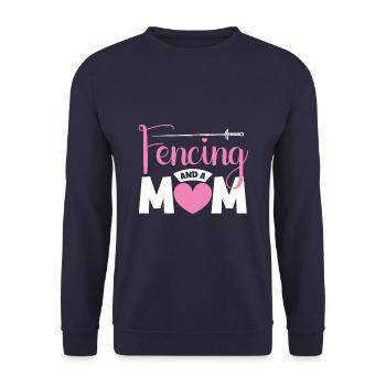 I've gone from mom to mom to be great - Unisex Sweatshirt - navy - Front - Alina (178cm) & Michal (187cm)