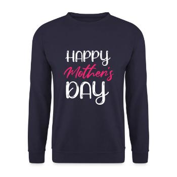 I've gone from mom to mom to be great - Unisex Sweatshirt - navy - Front - Alina (178cm) & Michal (187cm)
