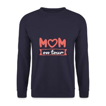 I've gone from mom to mom to be great - Unisex Sweatshirt - navy - Front - Alina (178cm) & Michal (187cm)