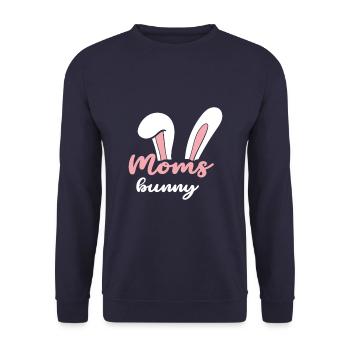 I went from mom to mom to be great - Unisex Sweatshirt - navy - Front - Alina (178cm) & Michal (187cm)