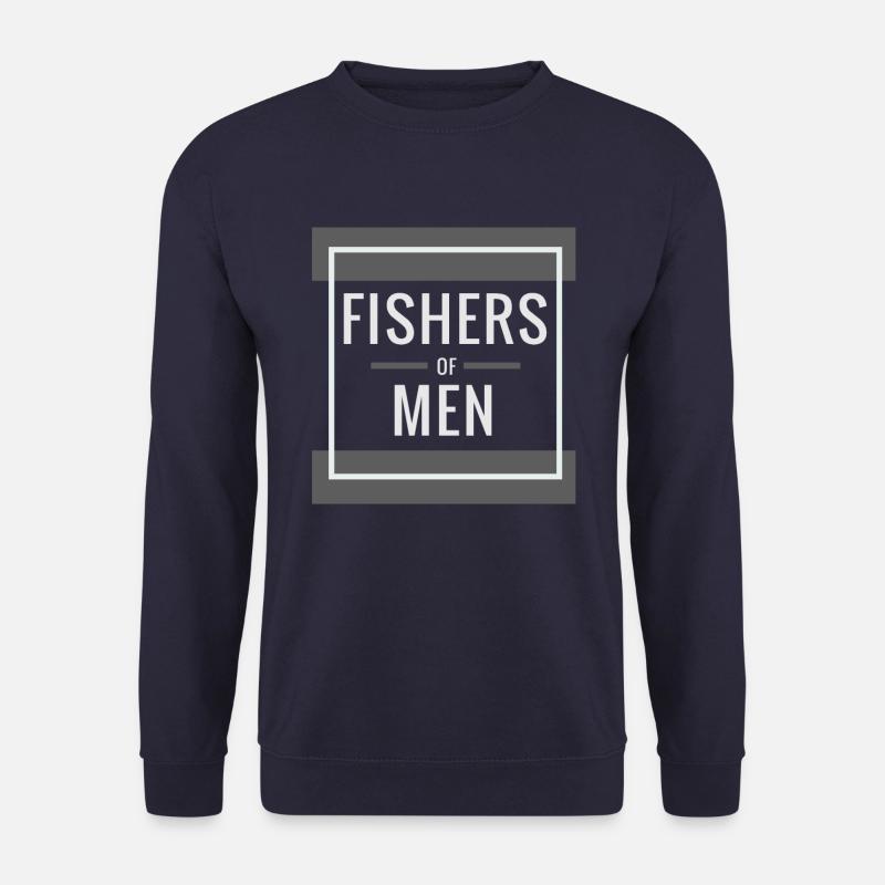 Menschenfischer, Christlich - Unisex Pullover - Navy