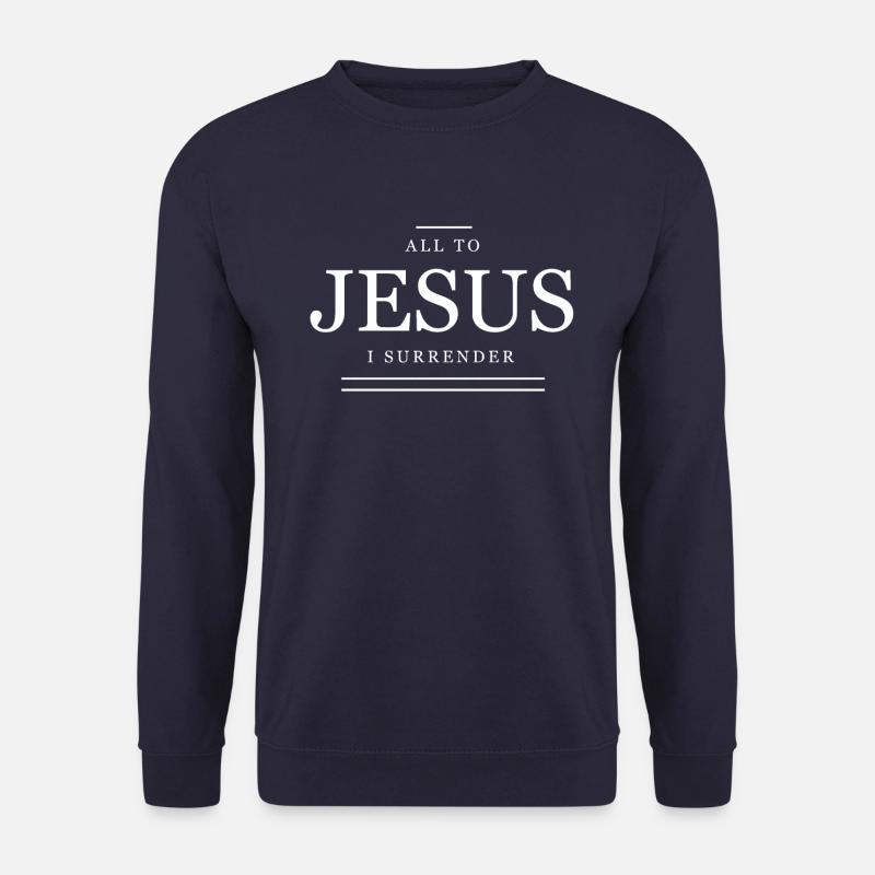 Jesus - Jesus - Jesus - Unisex Pullover - Navy