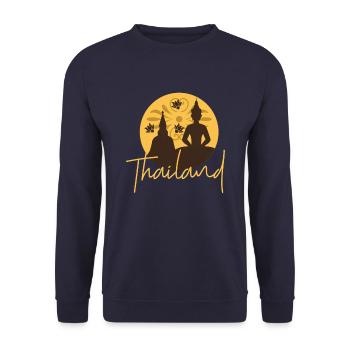 Thaïlande - Sweat-shirt Unisexe - marine - Devant - Alina (178cm) & Michal (187cm)