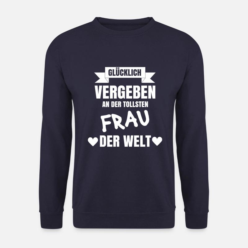Ehemann glücklich Vergeben - Unisex Pullover - Navy