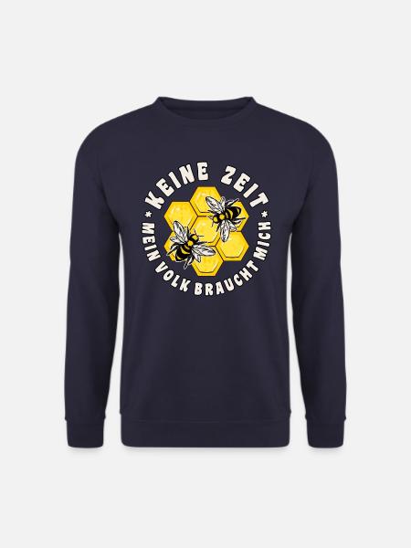 Bienenzüchter - lustige Imker Geschenkidee - Unisex Pullover - Navy