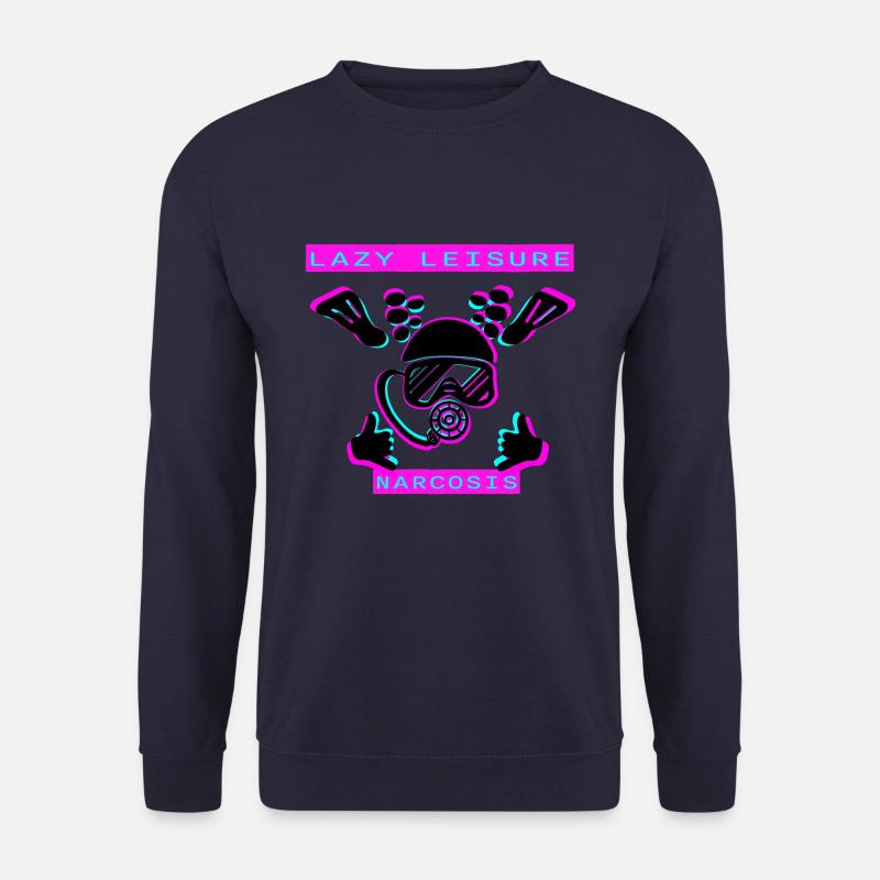Lazy Leisure Narcosis Diver - Unisex Pullover - Navy