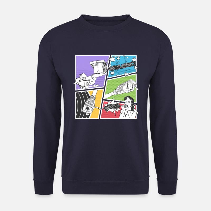 Vinyladdict Attack V8.2 - Unisex Sweatshirt - navy