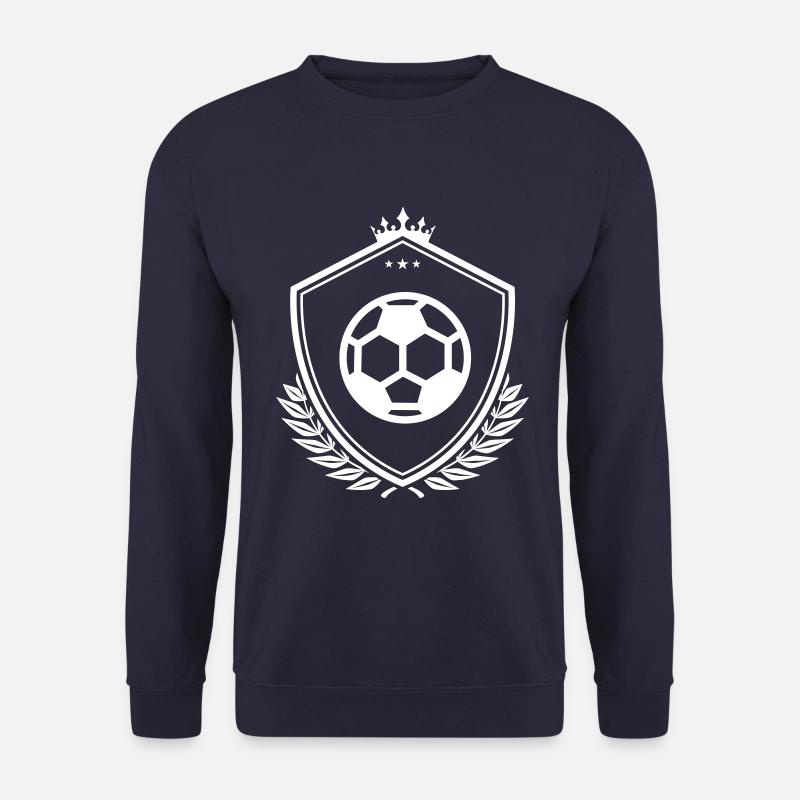 Soccer soccer crest - Unisex Sweatshirt - navy