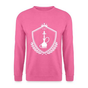 Bong Rauchen Wappen - Unisex Pullover - Pink - Vorne