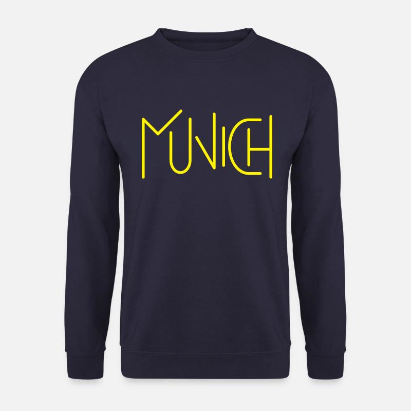 munich yellow - Unisex Pullover - Navy