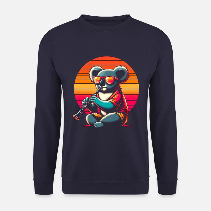 Koala Clarinet - Unisex Sweatshirt - navy
