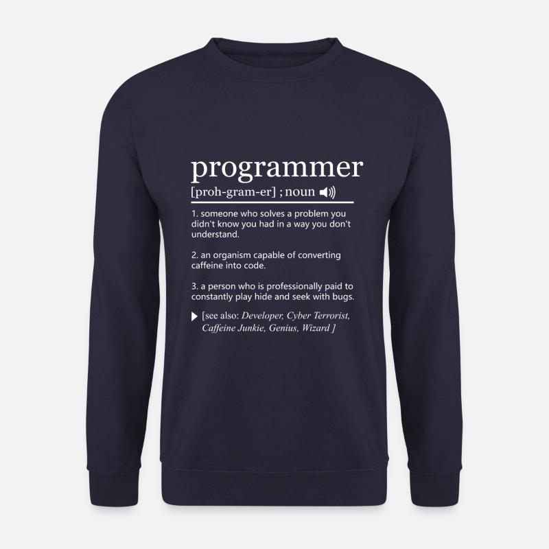 Programmer Definition - Unisex Pullover - Navy