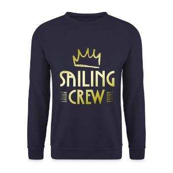 Équipage de navigation - Sweat-shirt Unisexe - marine - Devant - Alina (178cm) & Michal (187cm)