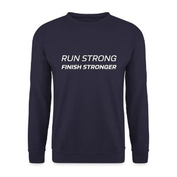 Jogging Jogging Jogging et coureurs forts - Sweat-shirt Unisexe - marine - Devant - Alina (178cm) & Michal (187cm)