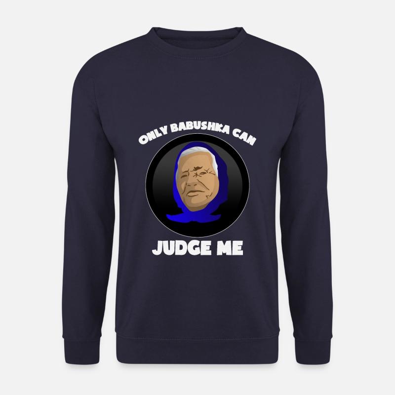 Lustiges Babuschka Design Russland Geschenk Idee - Unisex Pullover - Navy
