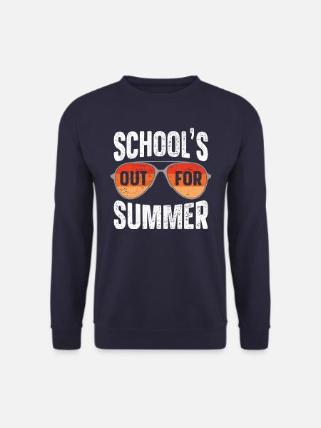 Schools Out For Summer Last Day of School - Unisex Pullover - Navy