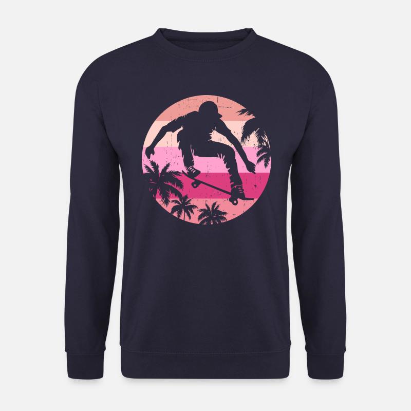 Skater Skateboarding - Unisex Pullover - Navy