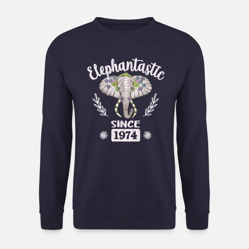 Elephantastic depuis 1974 - Sweat-shirt Unisexe - marine