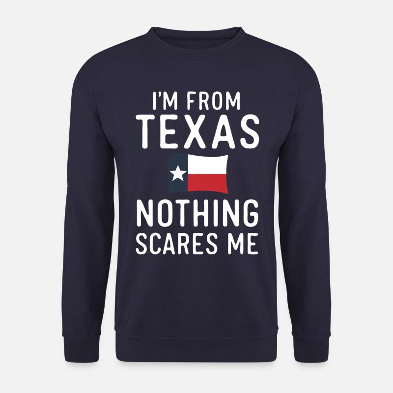 État du Texas Texans Texas - Sweat-shirt Unisexe - marine